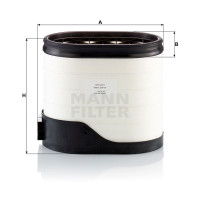 Фильтр воздушный MANN-FILTER CP 38 001